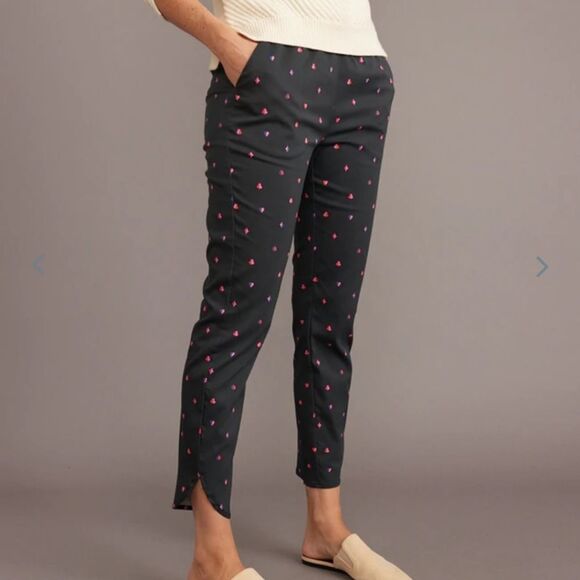 Marine layer Allison Pant in Black/Queen of Hearts Print - Picture 2 of 9